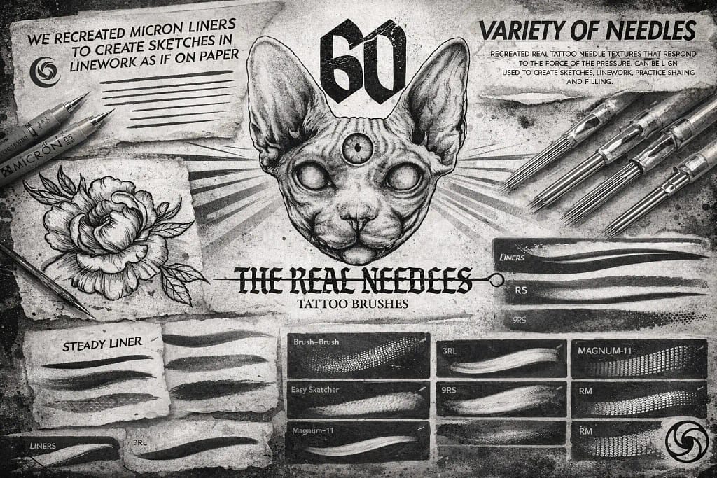 12 Best Procreate Tattoo Brushes: Stencils, Liners & Shading Kits (2026) 11 87a504319a9c64352c237960cedfe4fe 0 1769490032 8478 2