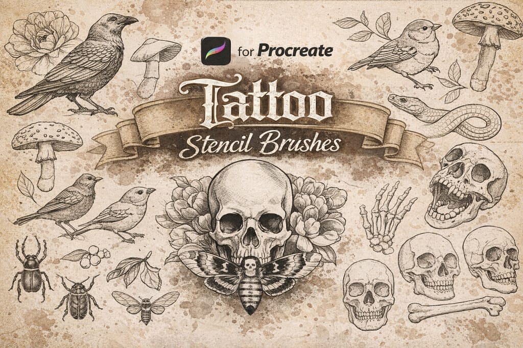 12 Best Procreate Tattoo Brushes: Stencils, Liners & Shading Kits (2026) 9 cdb89115a512061d42932623199270ca 0 1767776845 4847