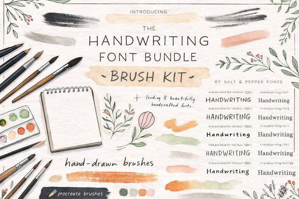 10 Best Procreate Font Packs & How to Add Them to iPad 7 virtre converter 10