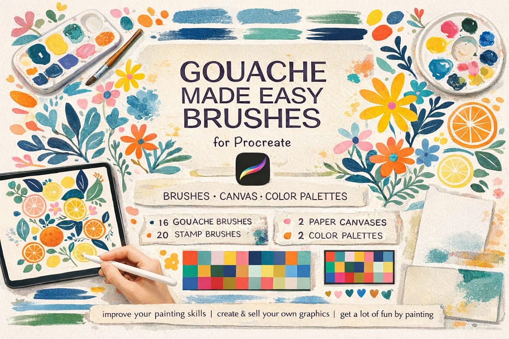 21 Best Procreate Watercolor Brushes: Free & Realistic Sets (2026) 10 2dc594c5e30570bd39e1f3c95900e580 0 1770176900 3812