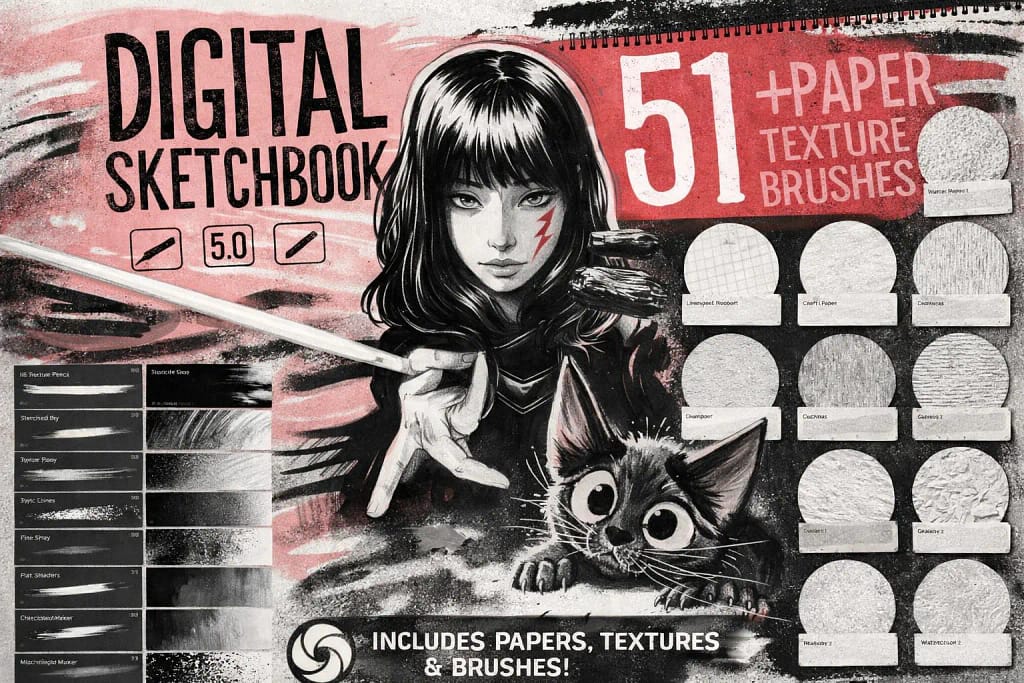 21 Best Procreate Pencil Brushes: Realistic Graphite & Color Sets (2026) 9 f7a12a11db1f4f6a3d8a7d29490a64dd 0 1769976129 4931