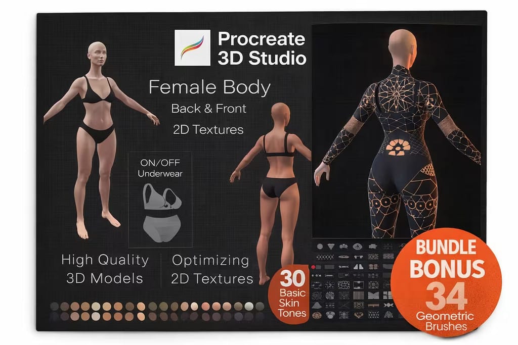 15 Best 3D Models for Procreate (Tattoo & Character Design) 7 18db2a44d51e467087809f1f514b9773 0 1772435553 3630