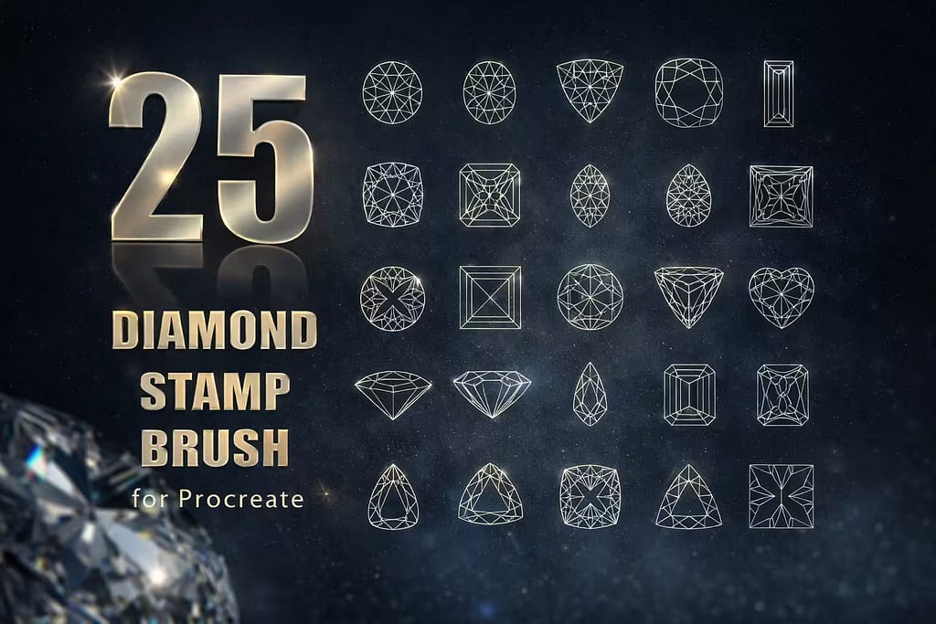 21 Best Procreate Shape Brushes (Geometric, Abstract & Stamps) 23 674cf6474c19f1faeaaa7b88c3009304 0 1773057207 7473