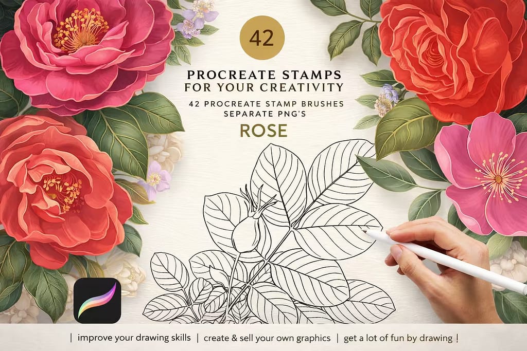 15 Best Procreate Flower Brushes (Free & Premium) 2026 17 9c4d31512ca37603dbd797a9129372fd 0 1772562038 5601