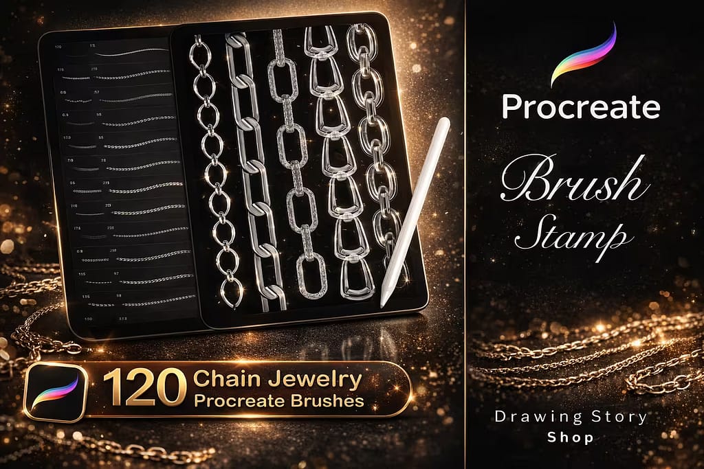 15 Best Procreate Chain & Jewelry Brushes 6 bed17e0884c41a11fdd541042d640ca2 0 1773298384 8153
