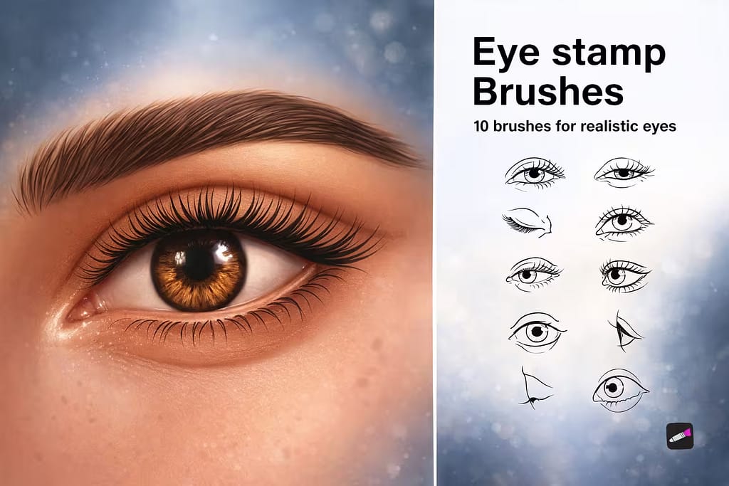 12 Best Procreate Eye Brushes & Stamps for Perfect Portraits 17 ce2a4abb8e431041405b3332341b934a 0 1773980777 7538