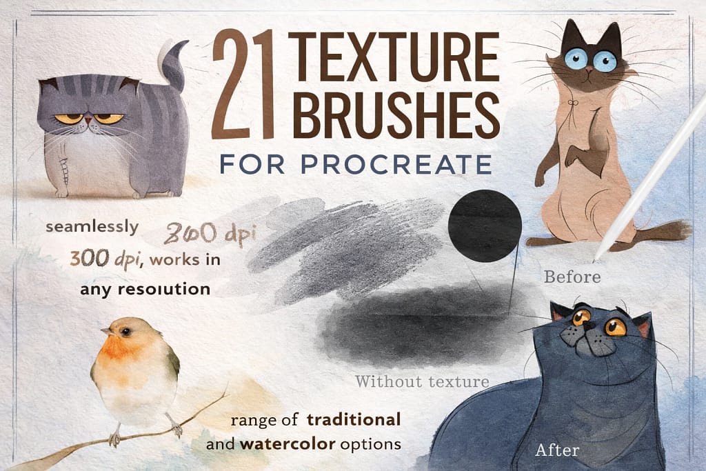 21 Best Procreate Pencil Brushes: Realistic Graphite & Color Sets (2026) 8 myimage 1