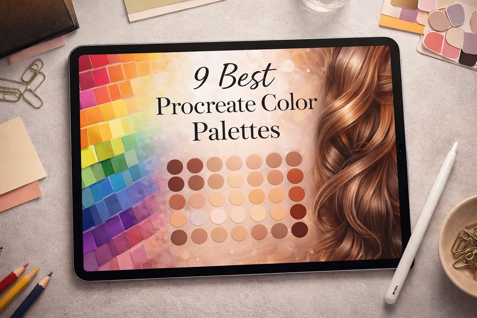 9 Best Procreate Color Palettes for 2026 (Skin, Pastel, Neon & More) 1 You are currently viewing 9 Best Procreate Color Palettes for 2026 (Skin, Pastel, Neon & More)