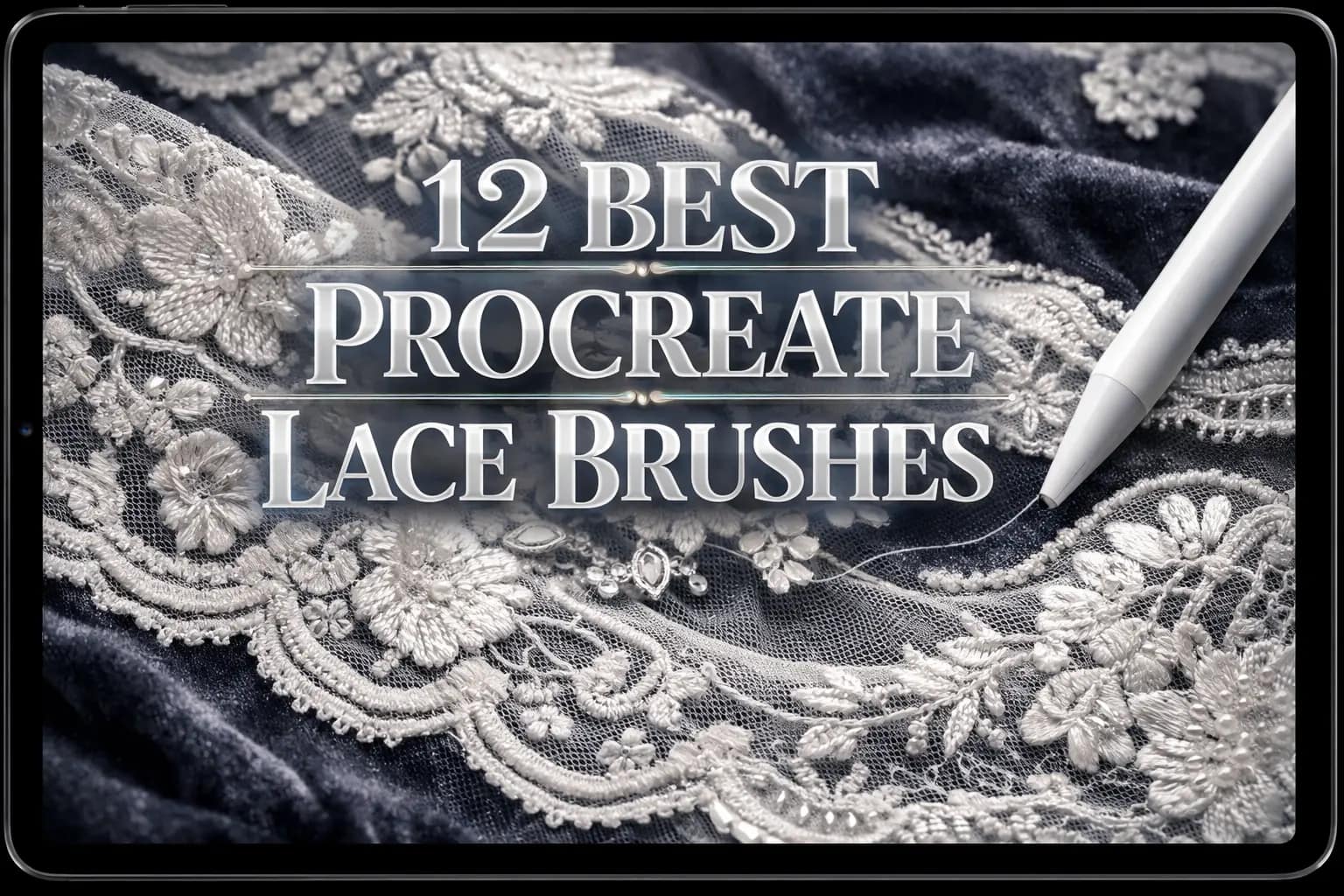 12 Best Procreate Lace Brushes (Free & Premium) + How to Make Your Own 1 You are currently viewing 12 Best Procreate Lace Brushes (Free & Premium) + How to Make Your Own