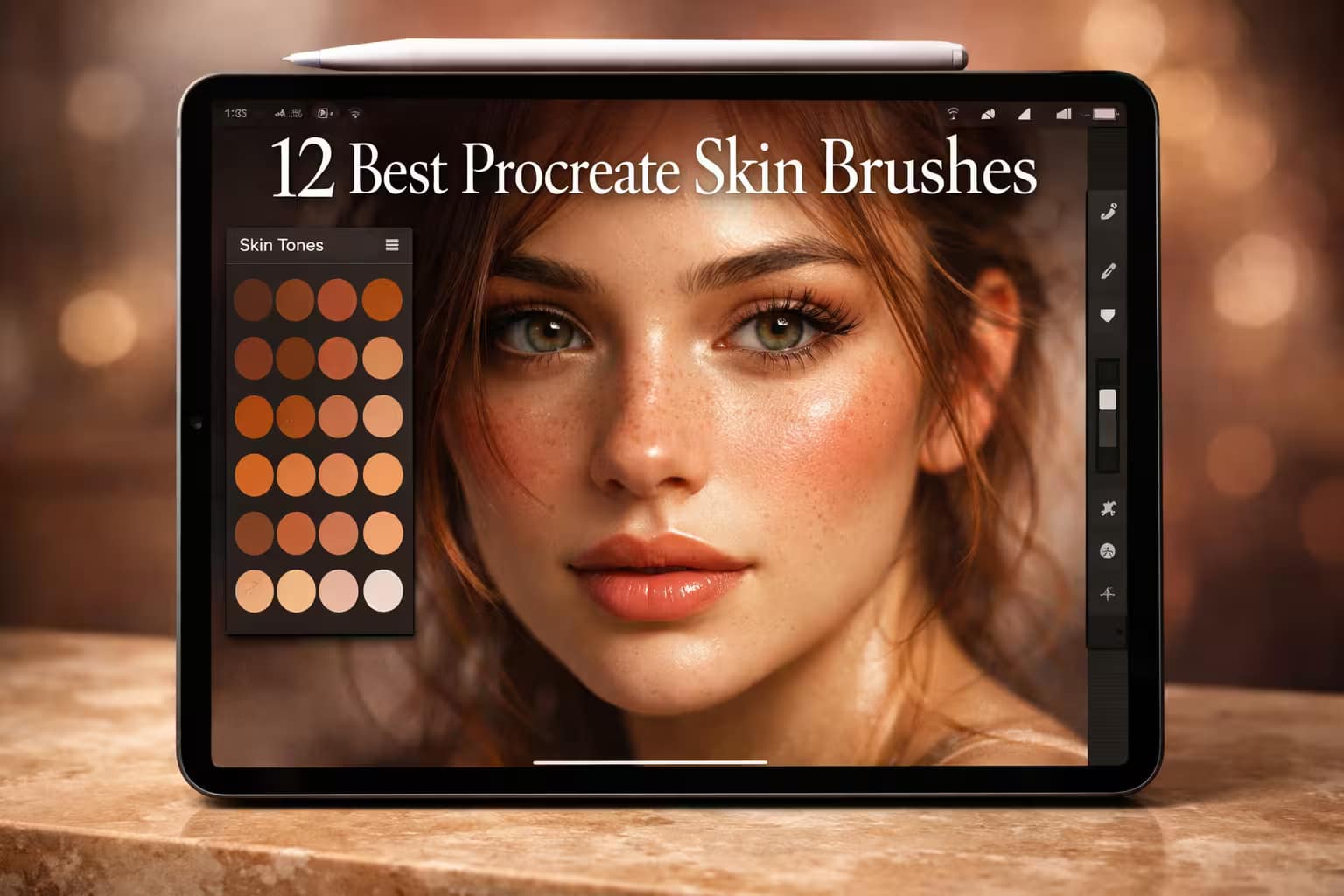 Read more about the article 12 Best Procreate Skin Brushes & Color Palettes