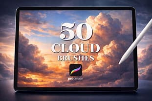 12 Best Procreate Cloud Brushes for Realistic & Anime Skies 2 Cloud Procreate Brushes SvgOcean