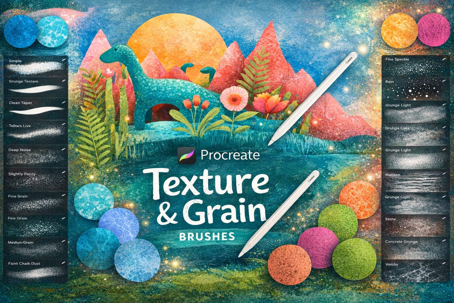 21 Best Procreate Texture Brushes: Paper, Fabric, & Skin (2026) 5 Texture and Grain Procreate Brushes