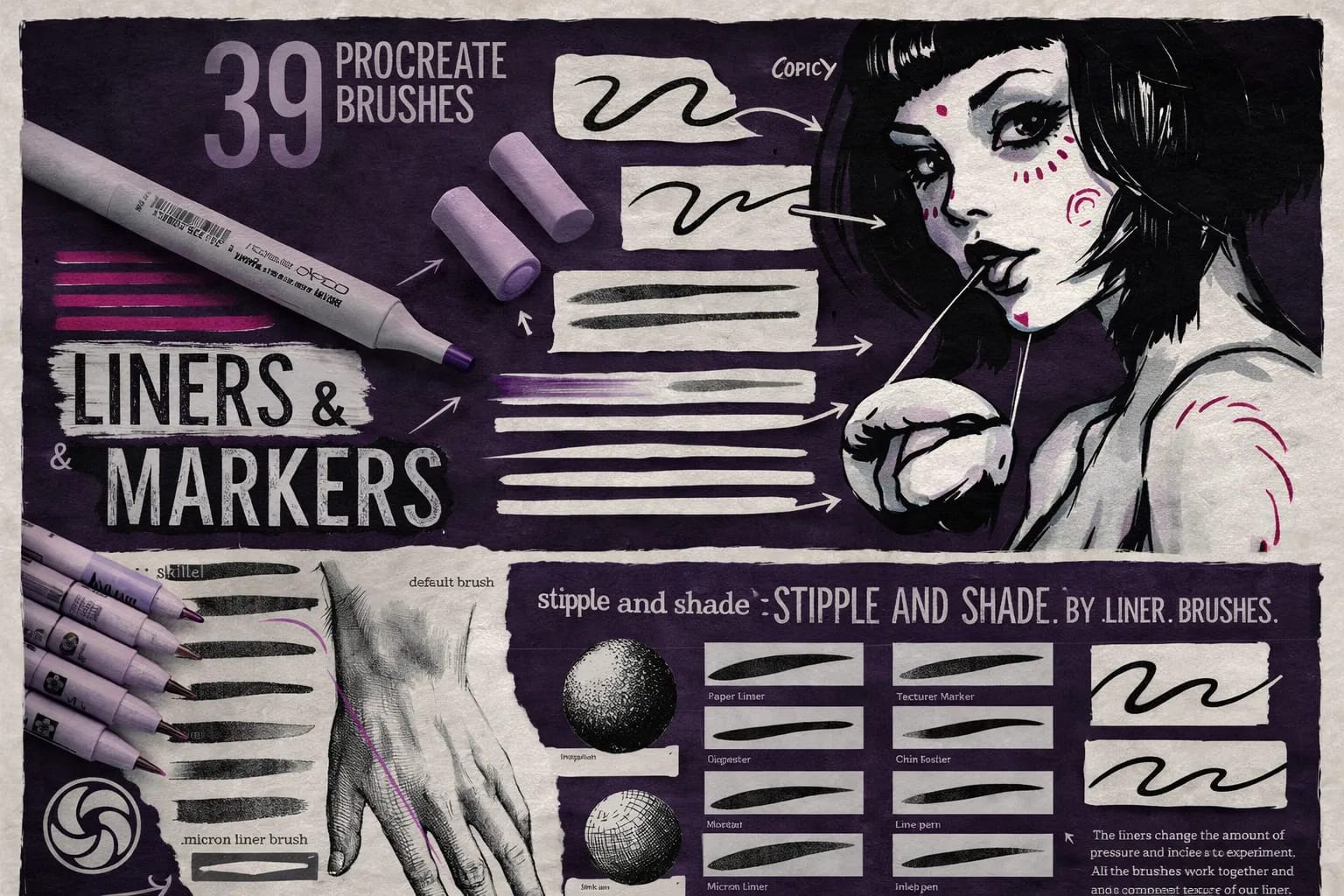 Procreate Outline Stroke Effect: Tutorial & 10 Best Outline Brushes (2026) 6 Procreate Liners