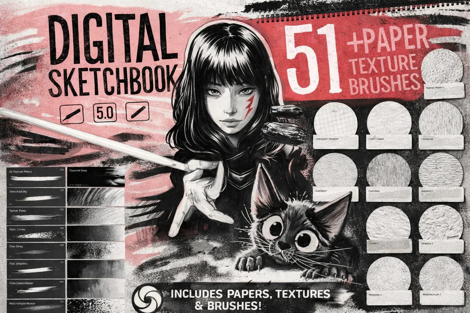 21 Best Procreate Pencil Brushes: Realistic Graphite & Color Sets (2026) 5 Digital Sketchbook Kit